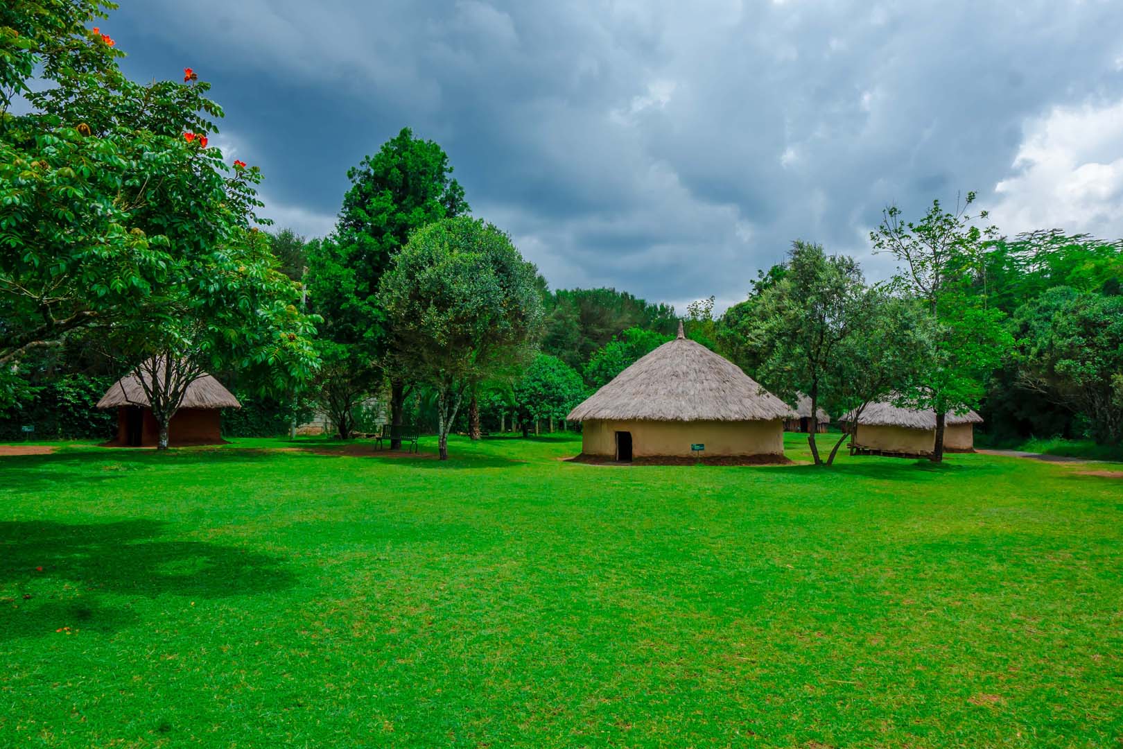 Traditional Huts at Eldoret Animal Sanctuary